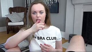 She sucked her dad farther and farther into her mouth